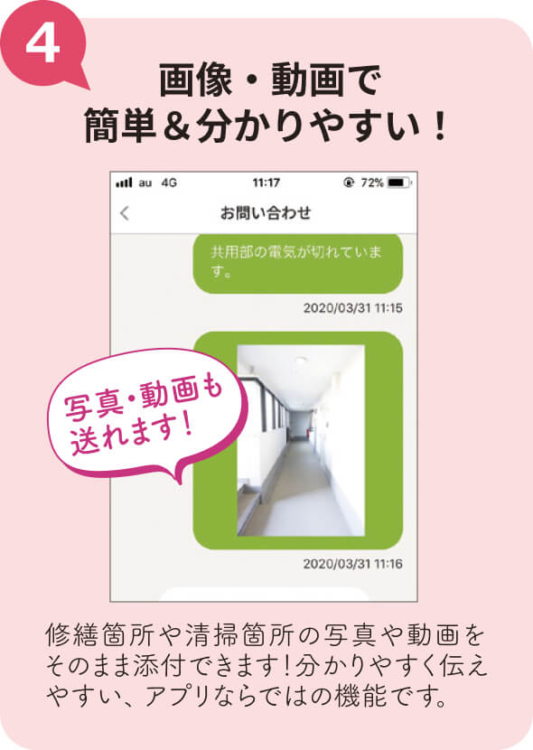 4 画像・動画で簡単＆分かりやすい！